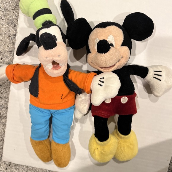 Disney Other - Mickey Mouse & Goofy Plush Toy Lot Authentic Disney Characters